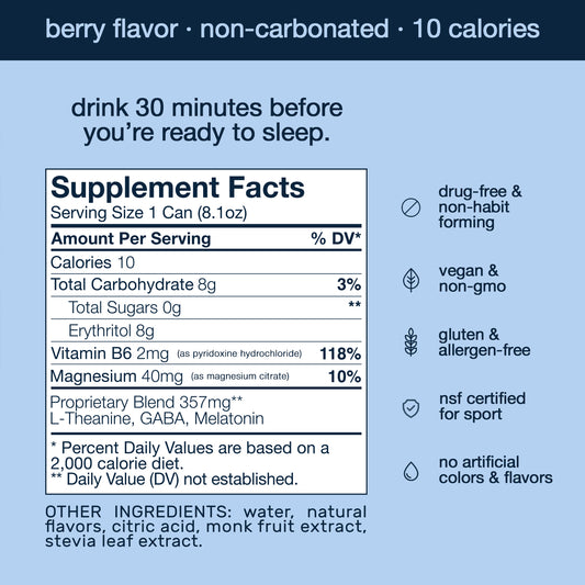 Som Sleep Zero Sugar 24 Pack